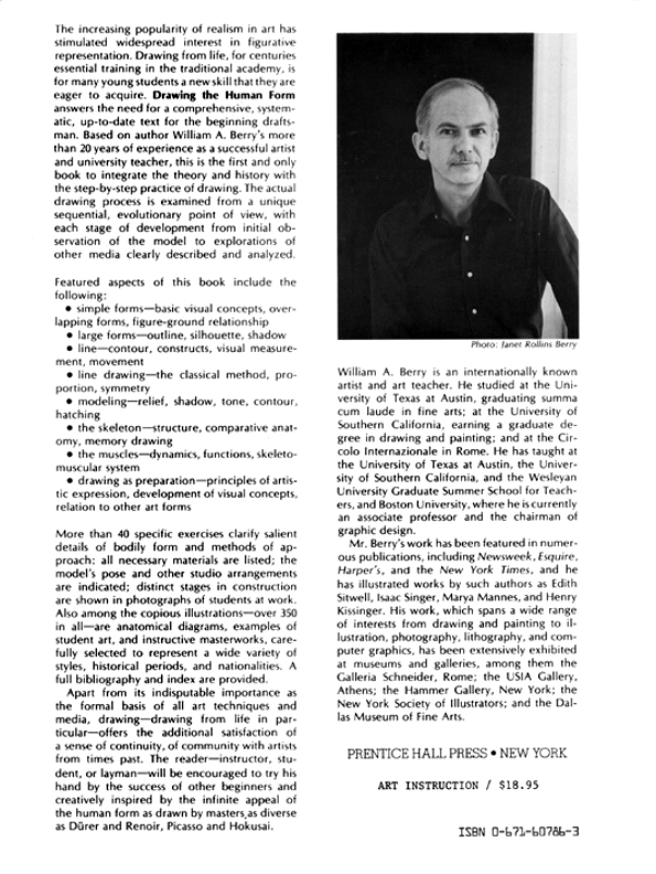 Drawing the Human Form Back Cover