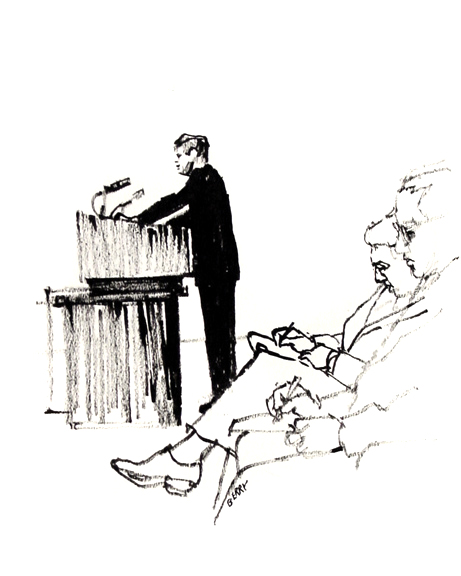 Kennedy Without Tears - At Podium