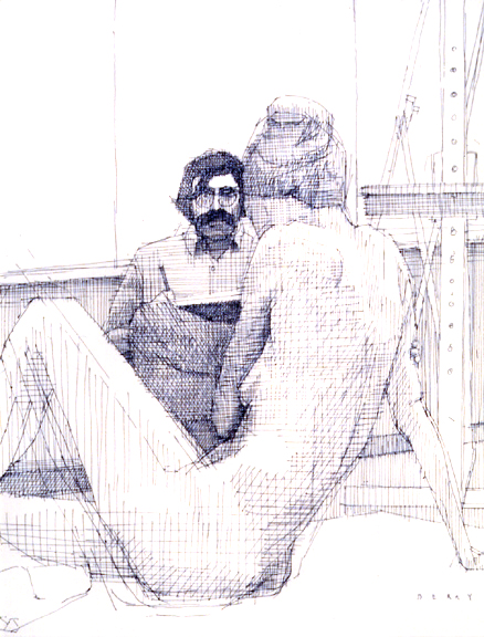 Seated Female Nude with Class