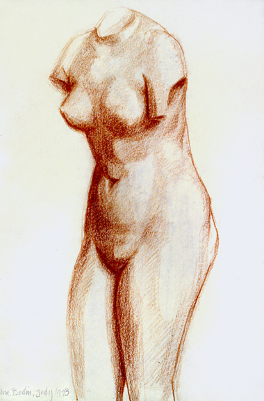 Female Torso in Sanguine