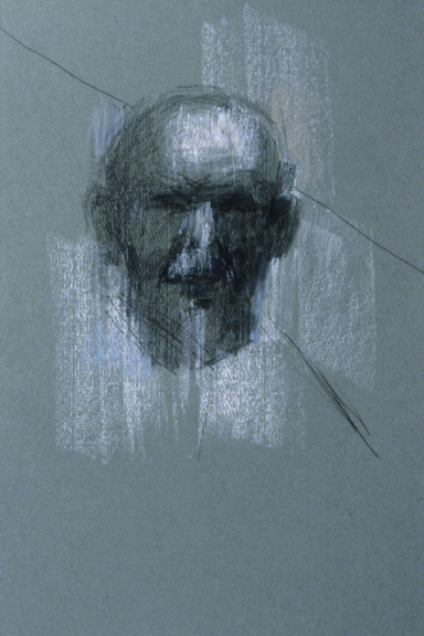 Self Portrait Green Paper