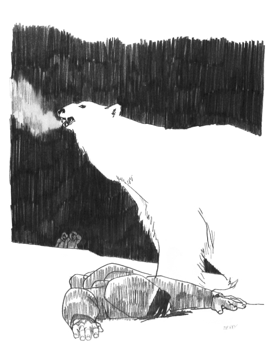 On Firm Ice 2nd Edition - Original Drawing VI