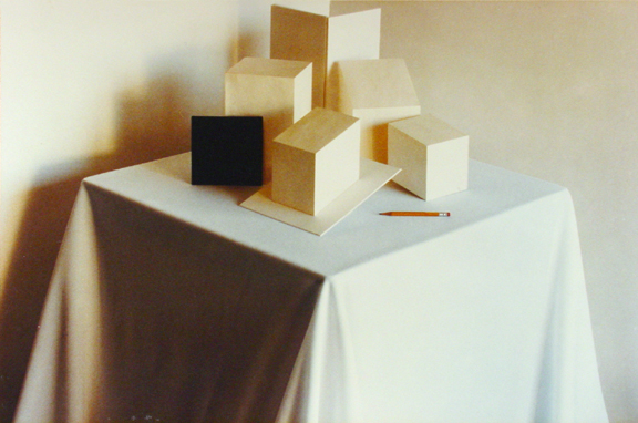 Still Life Photo - Black Box and Pencil