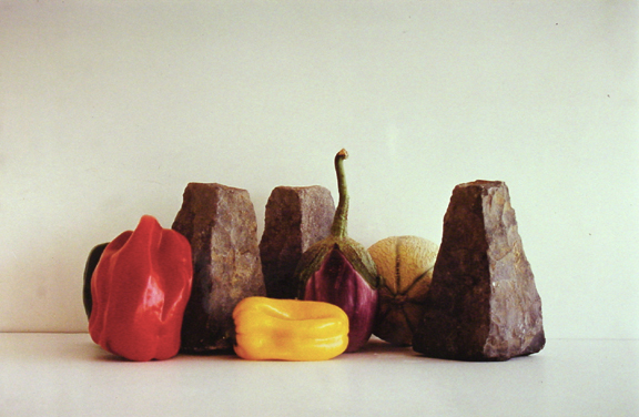 Still Life Photo - Peppers and Paving Stones