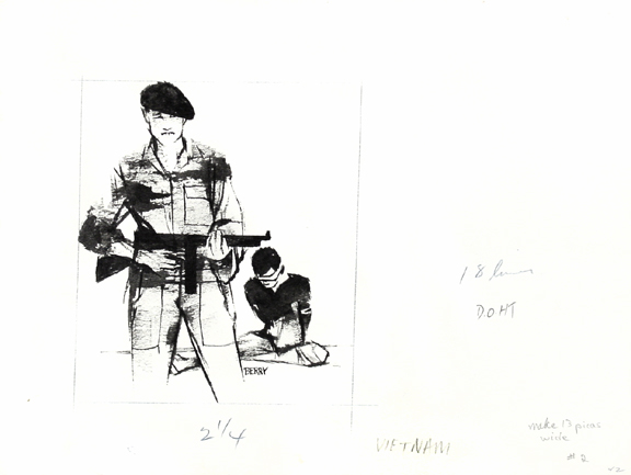 Original Illustration for Periodicals - X